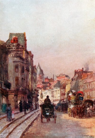 Brompton Road, Looking East by Rose Maynard Barton